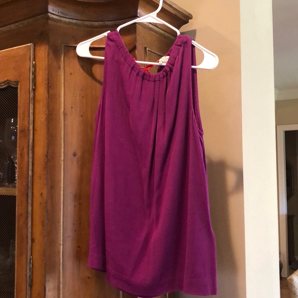 Kate Spade large purple sleeveless top